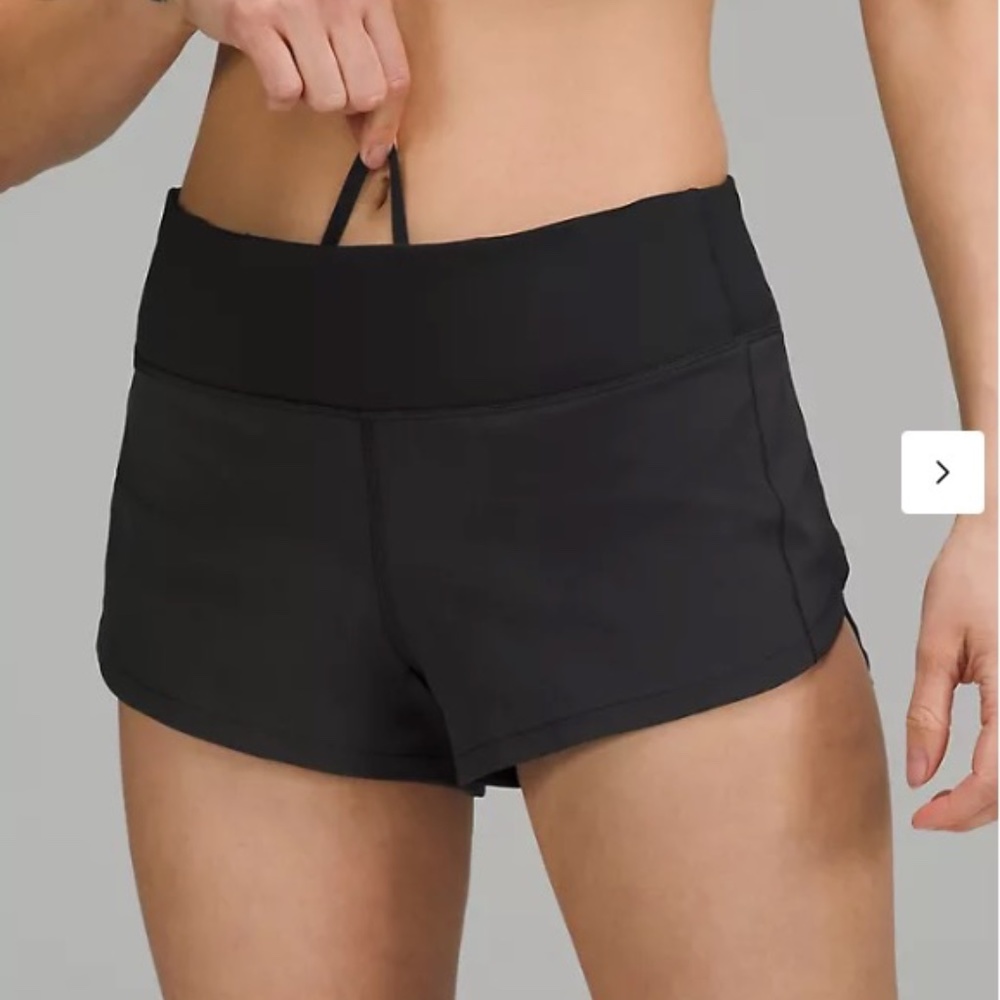 Lululemon Black Running Shorts Size 2